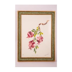 YehuditsArt Drawing with Letter Art for W... | Jewish Gift from Israel