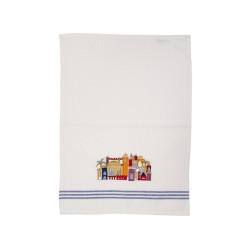 Yair Emanuel Netilat Yadayim Towel Embroidered ... | Towels by Emanuel