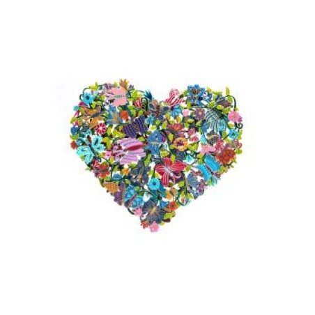 Yair Emanuel Heart Shape Wall Hanging Do... | Wall Hangings by Emanuel