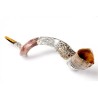 Decorative Sterling Silver Yemenite Shofa... | Sterling Silver Shofars