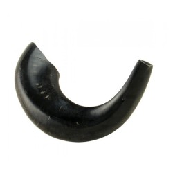 Medium Rams Horn Shofar with Dark Shades %96 Po... | Rams Horn Shofars