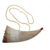 Childrens Real Sheep Horn Shofar with Plastic... | Rosh Hashanah Gifts