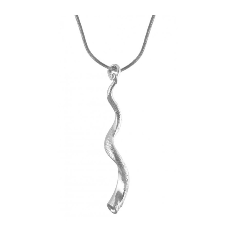 Silver Yemenite Shofar Necklace Pendant... | Shofar Bags & accessories