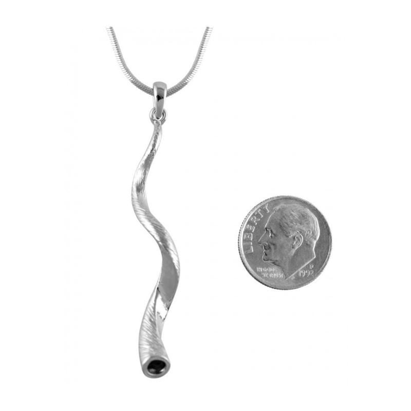 Silver Yemenite Shofar Necklace Pendant... | Shofar Bags & accessories