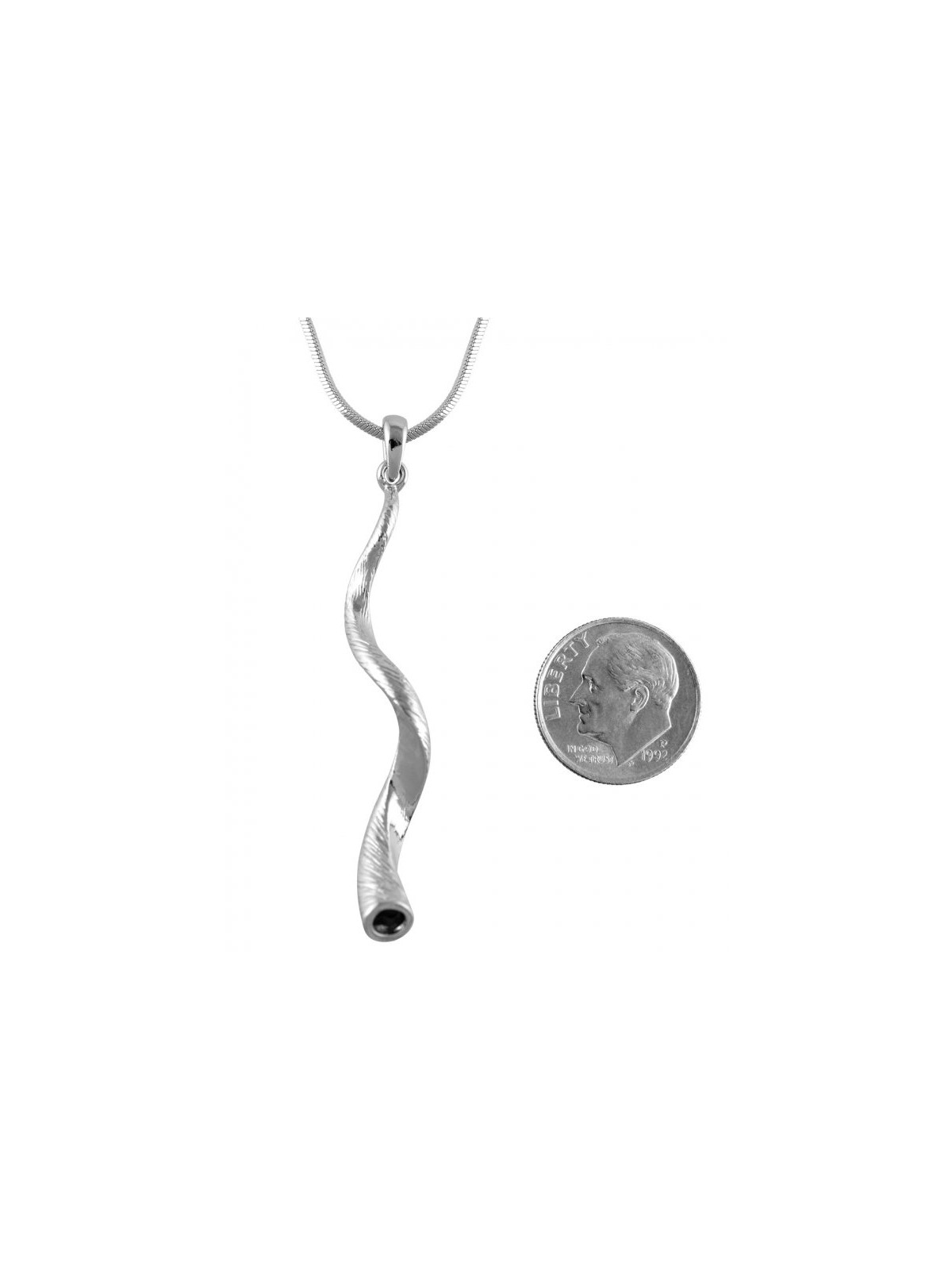Silver Yemenite Shofar Necklace Pendant... | Shofar Bags & accessories