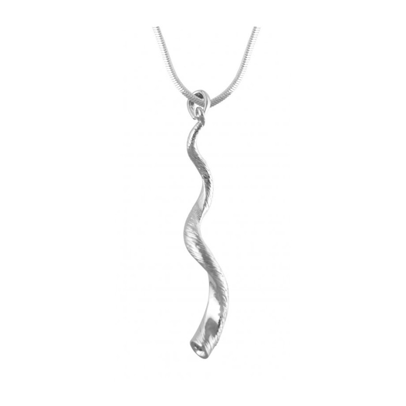 Silver Yemenite Shofar Necklace Pendant... | Shofar Bags & accessories