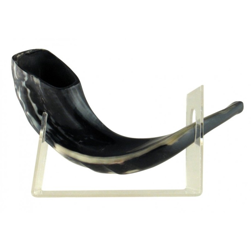 Lucite Shofar Stand for Small Rams Horn Shofar of L... | Shofar Stands