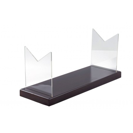 Shofar Stand Wood Base Acrylic Folding Sides %96 Fo... | Shofar Stands