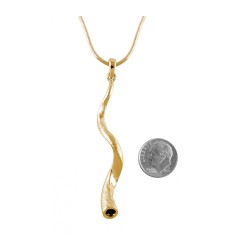 Gold Yemenite Shofar Necklace Pendant R... | Shofar Bags & accessories
