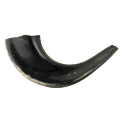 Petit Shofar en corne de bélier noir poli | Shofars en corne de bélier