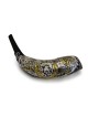 Decorative Rams Horn Shofar Gold and Silv... | Sterling Silver Shofars