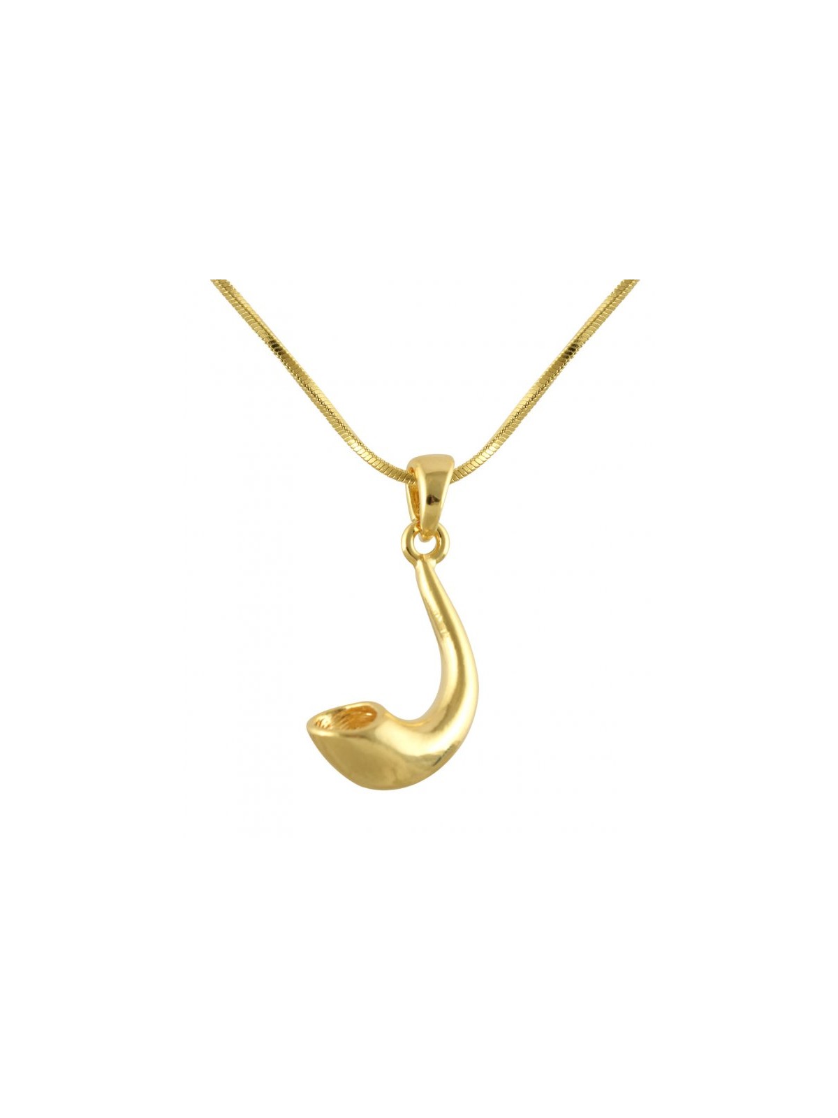 Rhodium Plated Pendant Necklace Shofar ... | Shofar Bags & accessories