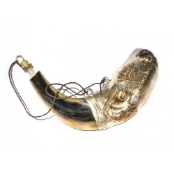 Shofar en corne de bélier pour l'onction des lions d'huile... | Shofars en argent sterling