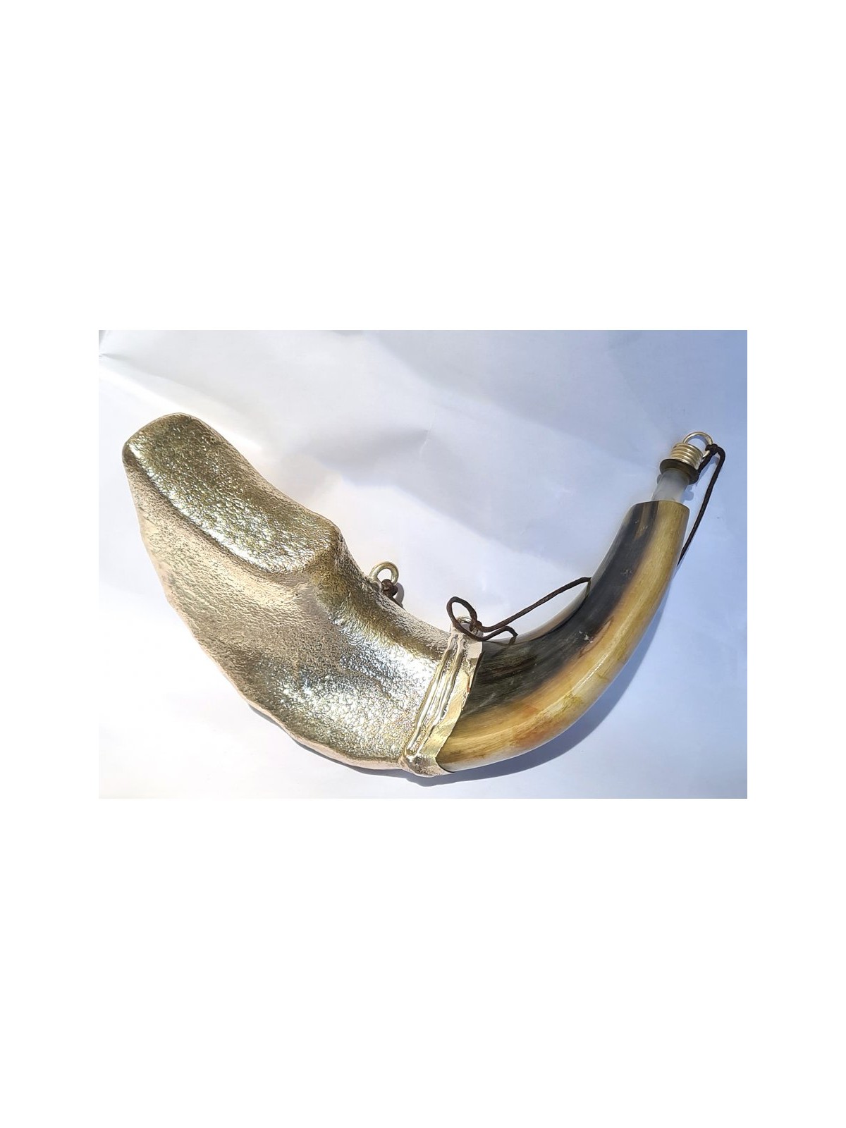 Rams Horn Shofar for Anointing Oil Lions ... | Sterling Silver Shofars