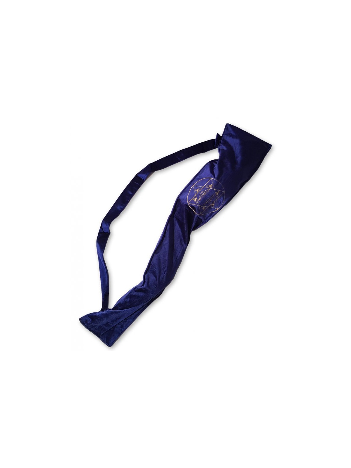 Yemenite Shofar Pouch Blue Velvet Gold ... | Shofar Bags & accessories