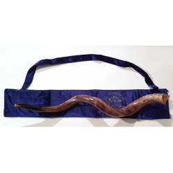 Yemenite Shofar Pouch Blue Velvet Gold ... | Shofar Bags & accessories