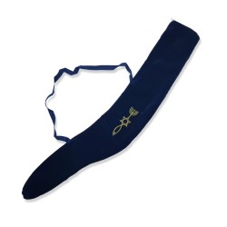 Blue Velvet Yemenite Shofar Bag with Em... | Shofar Bags & accessories