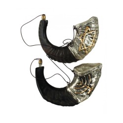 Rams Horn Anointing Vessel Sterling Silve... | Sterling Silver Shofars