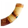 Jumbo Yemenite Hand Painted Shofar Colorful Jeru... | Yemenite Shofars
