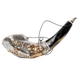 Rams Horn Anointing Vessel Sterling Silve... | Sterling Silver Shofars