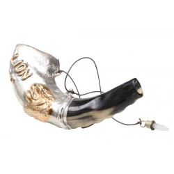 Rams Horn Anointing Vessel Sterling Silve... | Sterling Silver Shofars