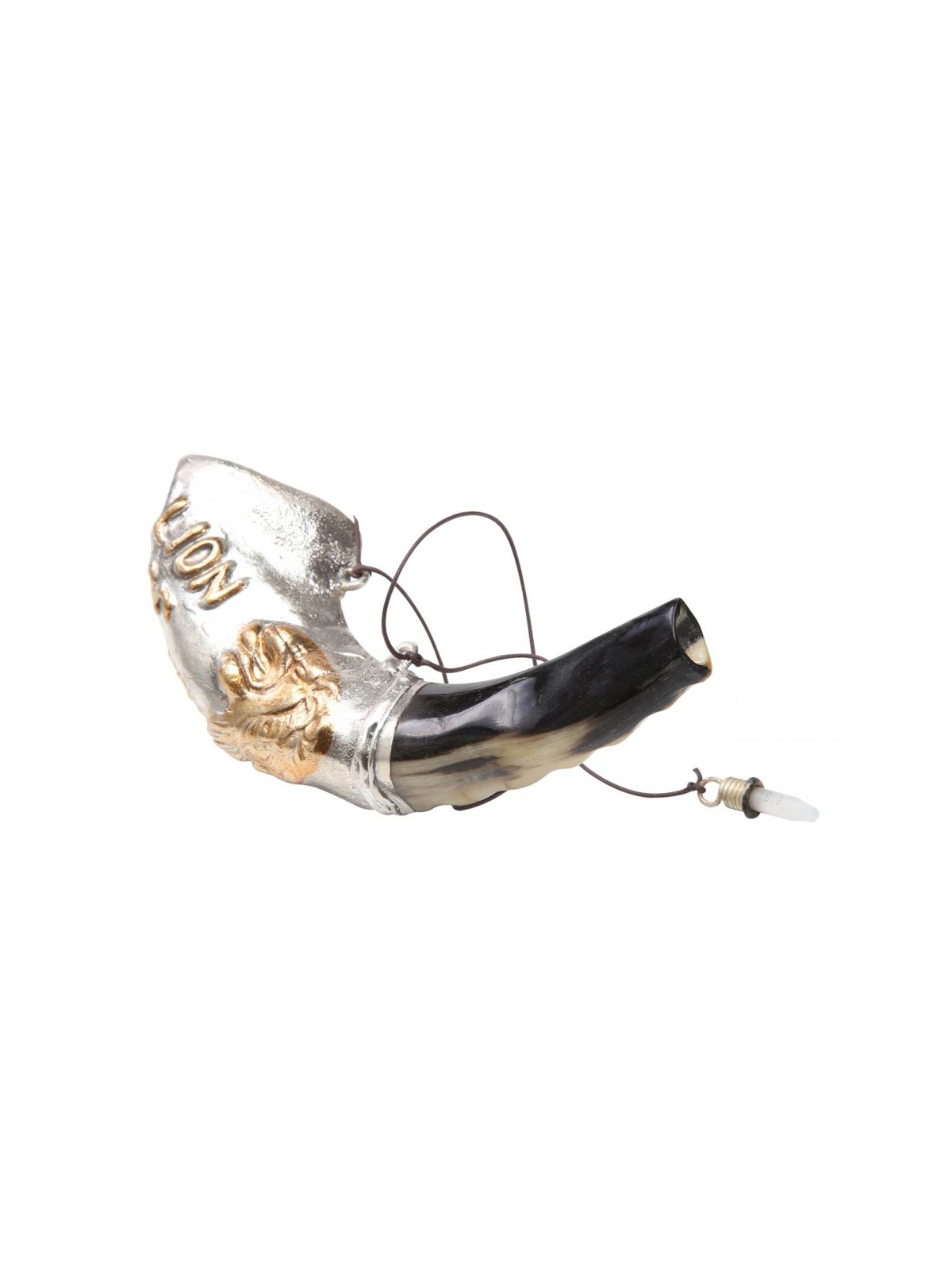 Rams Horn Anointing Vessel Sterling Silve... | Sterling Silver Shofars