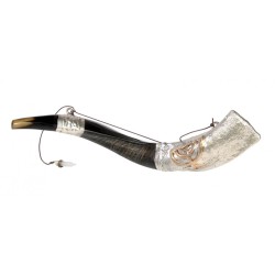 Anointing Sterling Silver Yemenite Shofar... | Sterling Silver Shofars