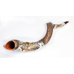 Yemenite Shofar Decorative Silver Plate M... | Sterling Silver Shofars