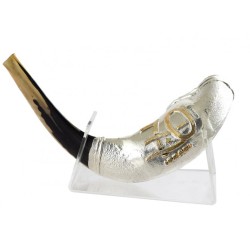 Israël 70 Shofa en corne de bélier en argent sterling... | Shofars en argent sterling