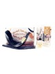 Shofar en corne de bélier noir poli avec sac et cl... | Shofars en corne de bélier