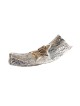 Decorative Yemenite Shofar with Sterling ... | Sterling Silver Shofars