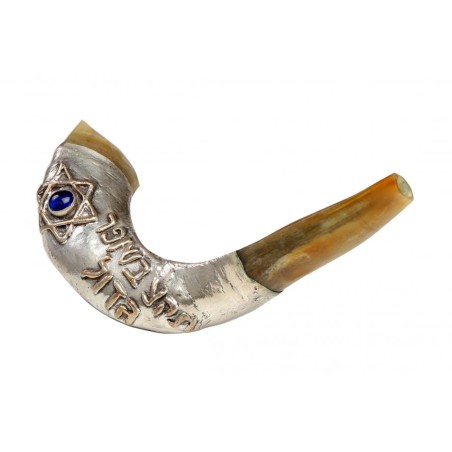 Sound the Great Shofar Blessing Silver Ra... | Sterling Silver Shofars