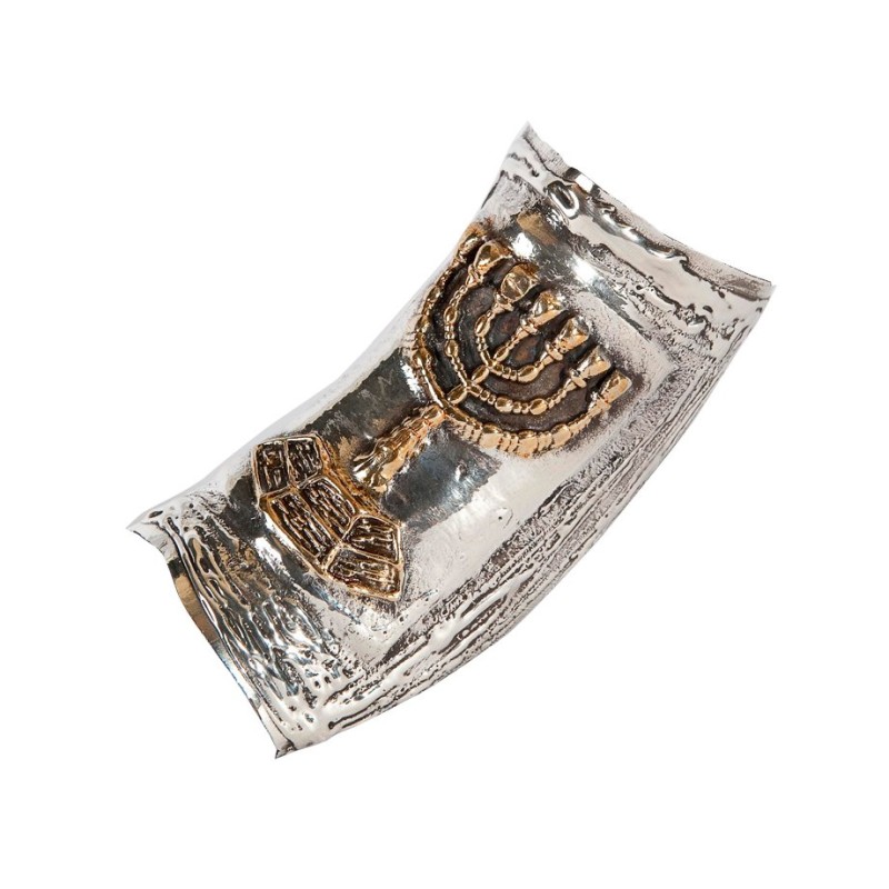 Seven Branch Menorah Sterling Silver Yeme... | Sterling Silver Shofars