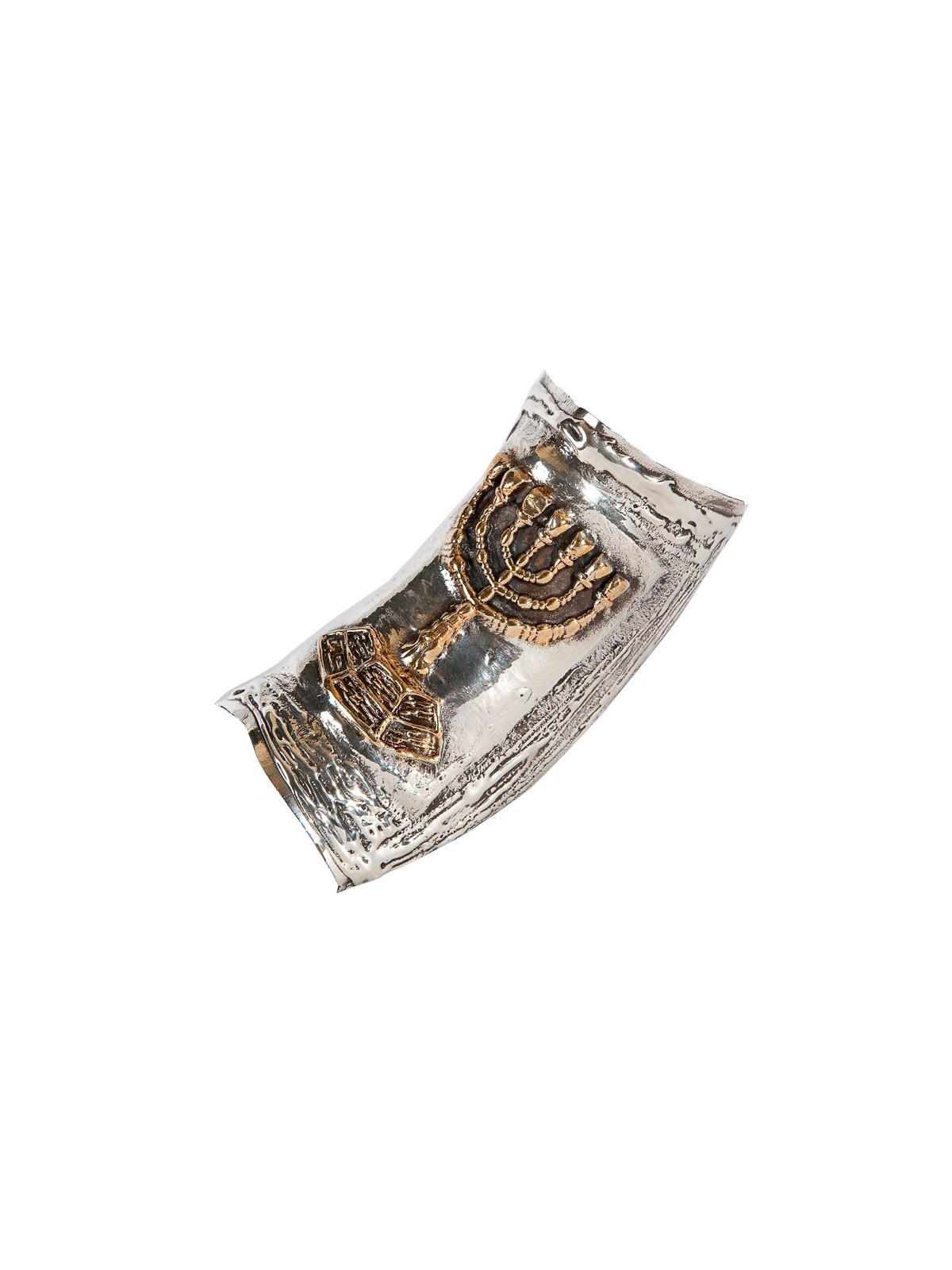 Seven Branch Menorah Sterling Silver Yeme... | Sterling Silver Shofars