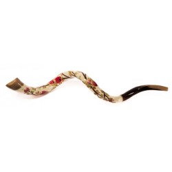 Collectors Hand Painted Yemenite Shofar Pomegra... | Decorated Shofars