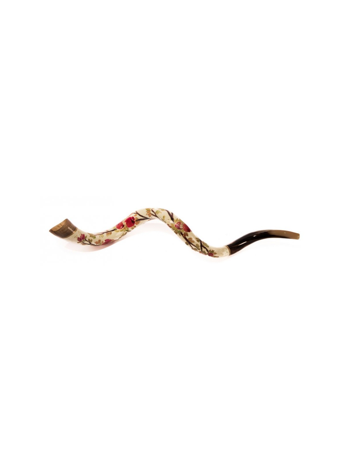 Collectors Hand Painted Yemenite Shofar Pomegra... | Decorated Shofars