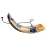 Anointing Painted Yemenite Shofar Star of David | Decorated Shofars