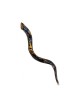 Collectors Hand Painted Yemenite Shofar Menorah | Decorated Shofars