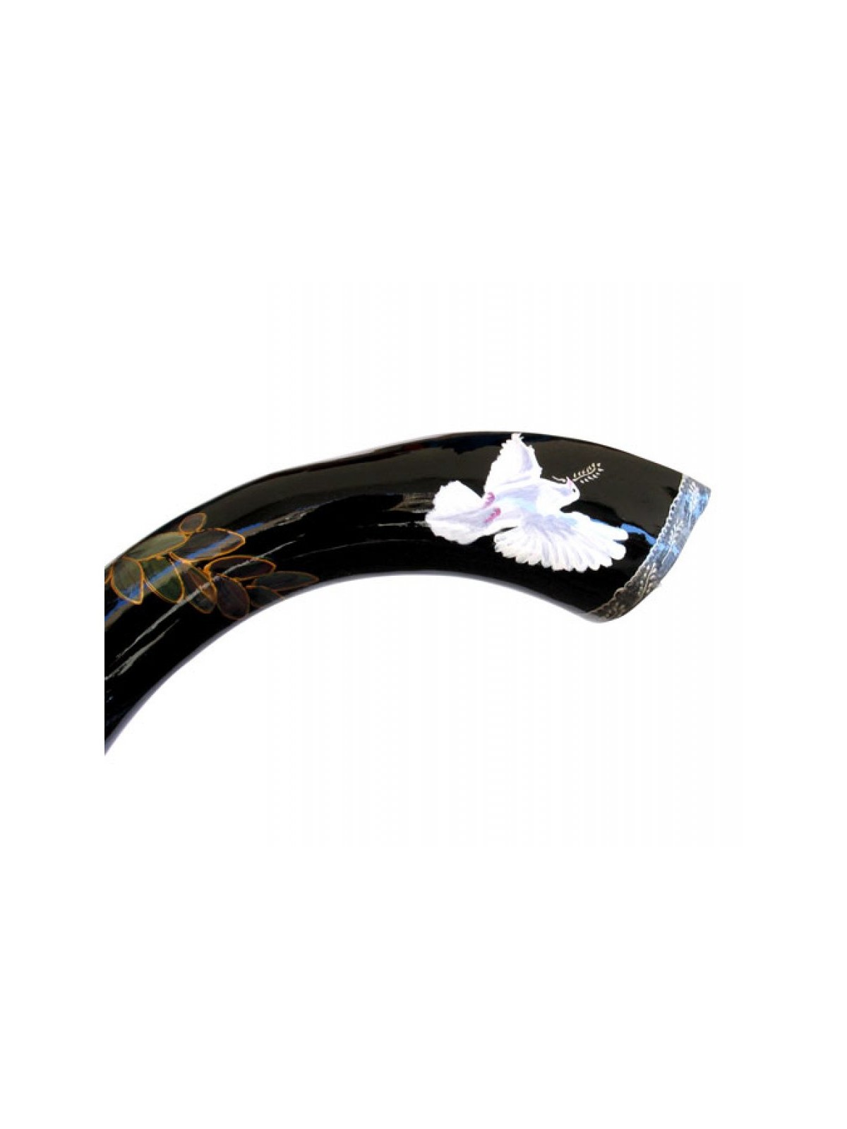 Collectors Hand Painted Yemenite Shofar Noahs Ark | Decorated Shofars