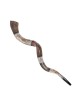 Decorative Yemenite Shofar with Sterling ... | Sterling Silver Shofars
