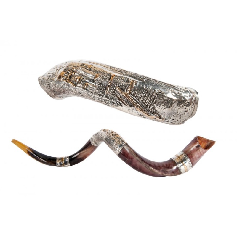Old City Jerusalem Sterling Silver Yemeni... | Sterling Silver Shofars