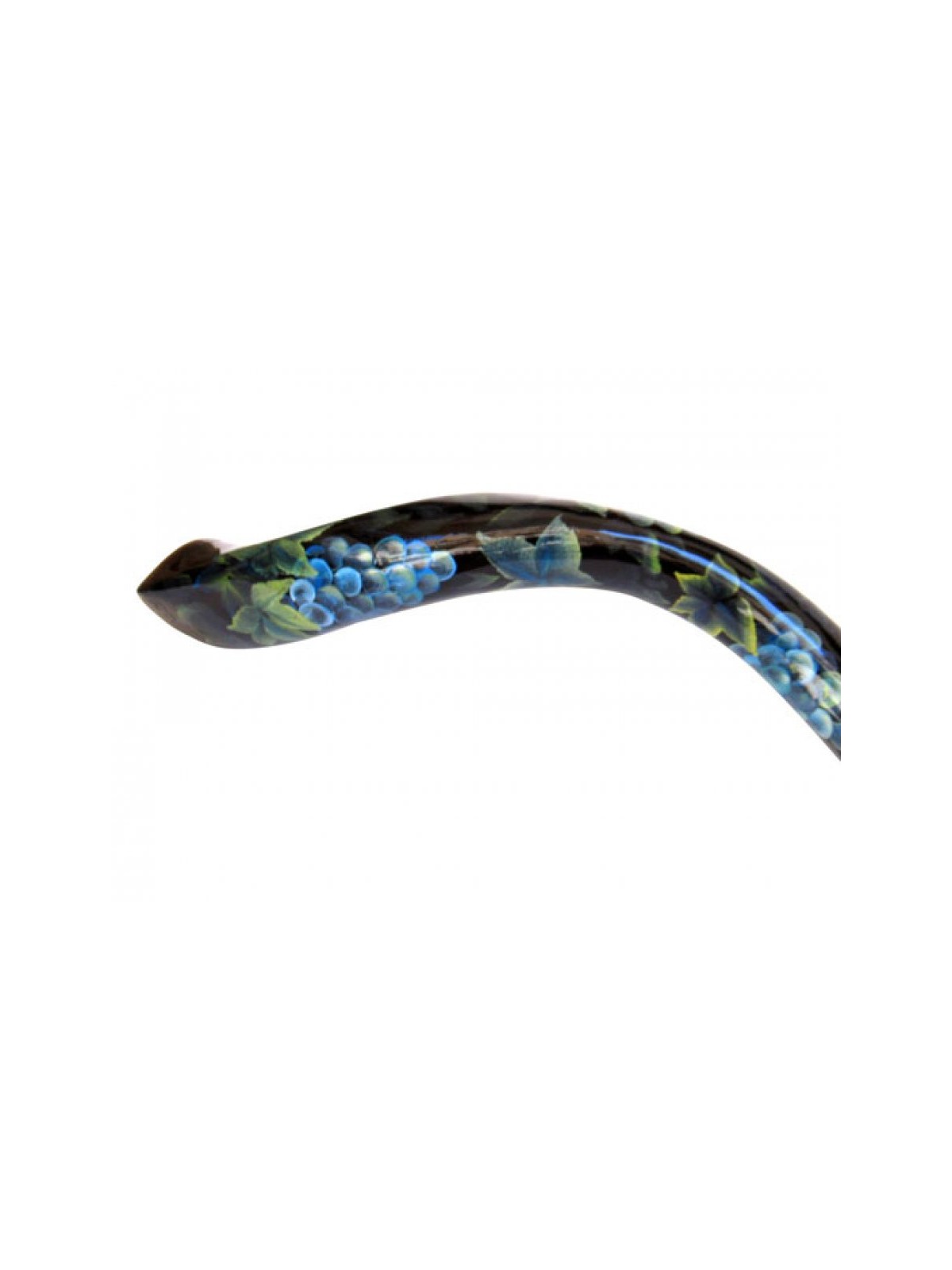 Collectors Hand Painted Yemenite Shofar Grapevine | Decorated Shofars