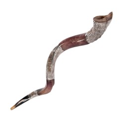 Jerusalem Ancient Coin Design Silver Yeme... | Sterling Silver Shofars