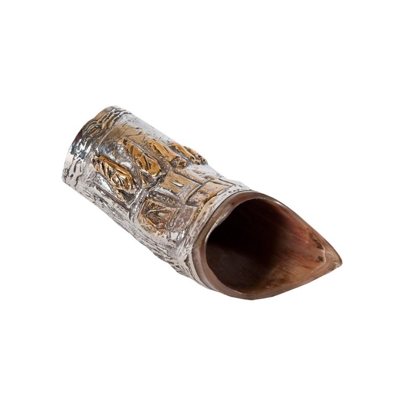 Jerusalem Ancient Coin Design Silver Yeme... | Sterling Silver Shofars