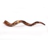Hand Sculpted Yemenite Shofar Jerusalem | Decorated Shofars