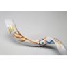 Hand Painted Yemenite Shofar with 7 Branch Meno... | Decorated Shofars