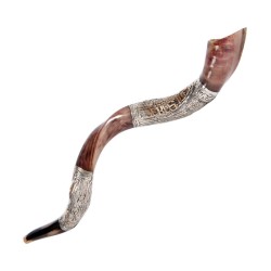 Jerusalem Pomegranate Sterling Silver Yem... | Sterling Silver Shofars