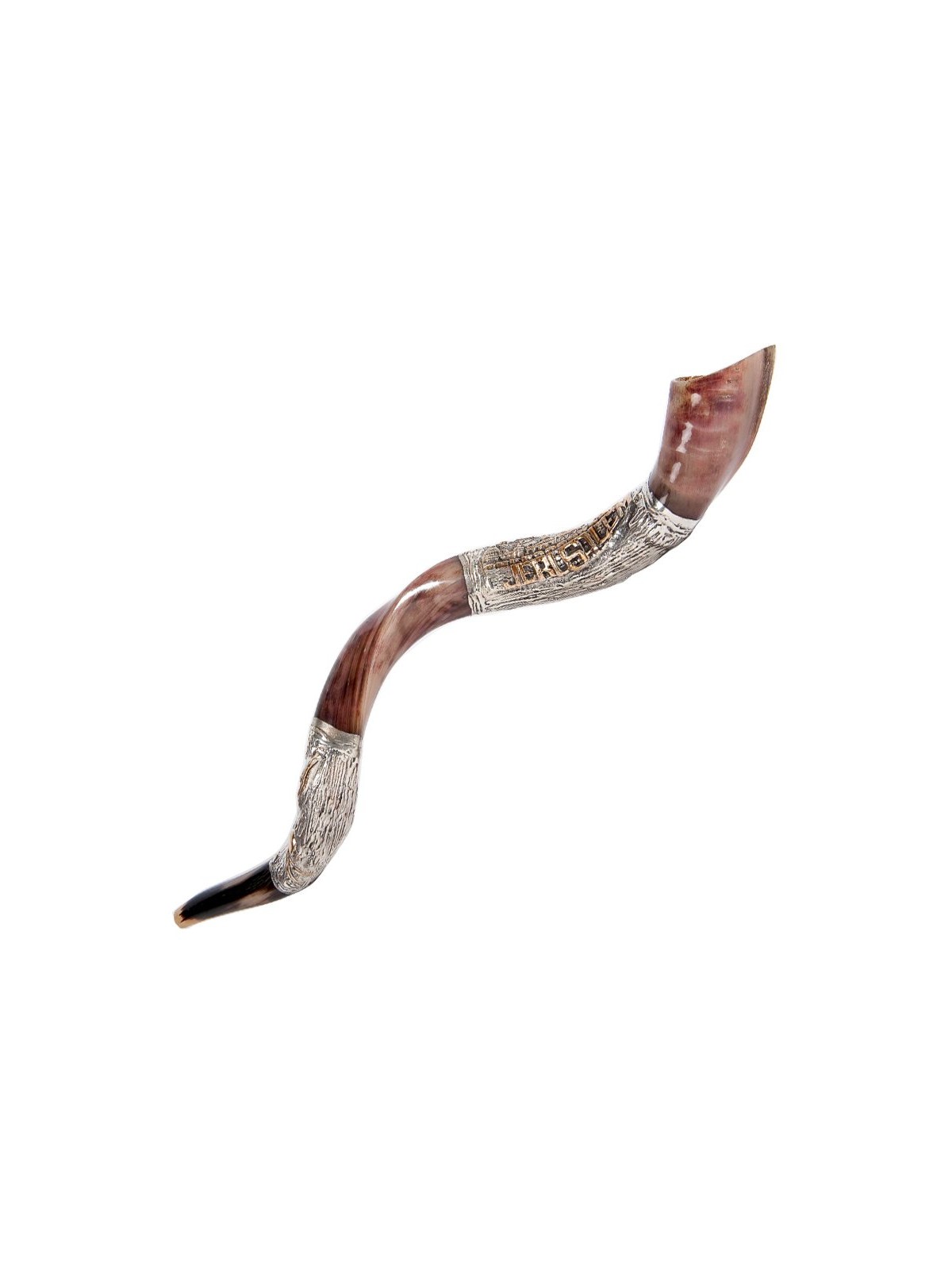 Jerusalem Pomegranate Sterling Silver Yem... | Sterling Silver Shofars