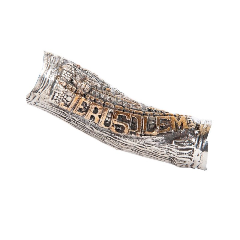 Jerusalem Pomegranate Sterling Silver Yem... | Sterling Silver Shofars
