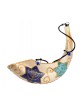 Painted Star of David Anointing Rams Horn Shofar | Decorated Shofars